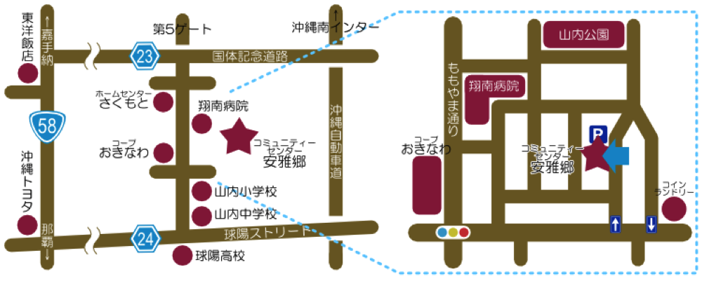 安雅郷MAP